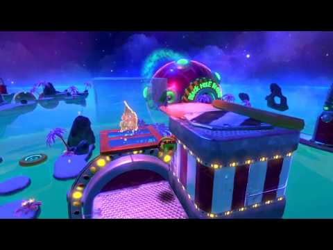 Yooka-Laylee 100% playthrough pt 8 Galleon Galaxy / Glitterglaize Glacier cleaning up. PC gameplay