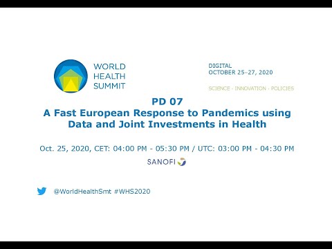 PD 07 - A Fast European Response to Pandemics using Data and Joint Investments in Health