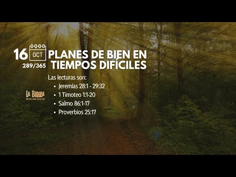 16 Oct - Día 289/365 | Planes de bien en tiempos difíciles ✨