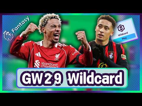 THE BEST GW29 WILDCARD DRAFT | DGW UPDATE | Best Rank: 157th | Fantasy Premier League 2025/26