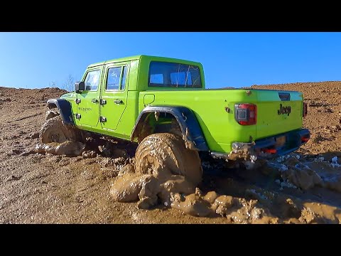 RC Trucks Take On Extreme Mud and Snow Driving Adventures
