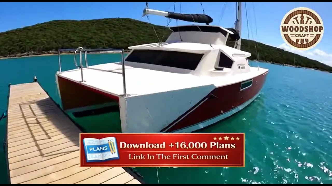 Secret Building Guide for a Stable Sailing Catamaran from Scratch & Ultimate Water Test