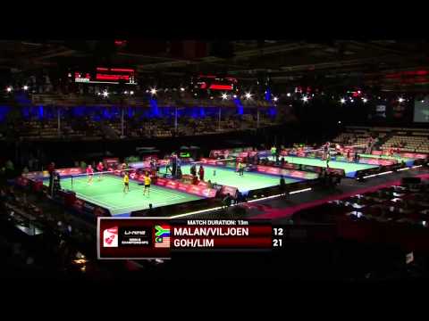 Day 2 - 2014 BWF World Championships - Goh V Shem- Lim Khim Wah vs Andries Malan-Willem Viljoen