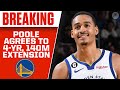 Jordan Poole agrees to 4-year, $140M extension with Warriors | CBS Sports HQ