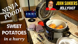 SWEET POTATOES in the NINJA FOODI or Instant Pot & How to cook different sizes w/ bonus serving sugg