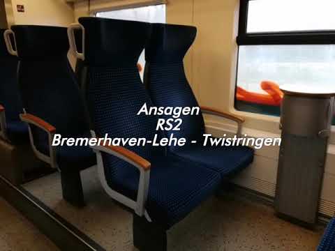 [Regio-S-Bahn/NWB] Ansagen RS2 Bremerhaven-Lehe - Twistringen