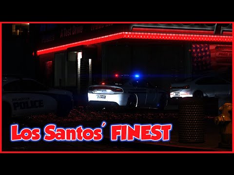 Working the Night Shift | LSPDFR | 4K | GTA V