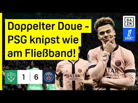 St. Etienne - PSG | Ligue 1 | DAZN Highlights