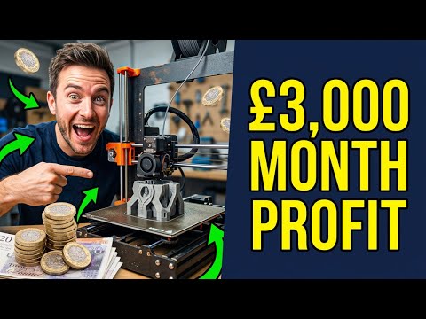 Start a 3D Printing Business: Start This for Under £300 - low-cost business idea