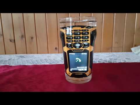 myPhone Hammer iP67 PHONE  water test