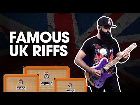 Famous UK High Gain Guitar Riffs feat Orange Rocker 32 - Jimmy Page, Brian May, Ritchie Blackmore