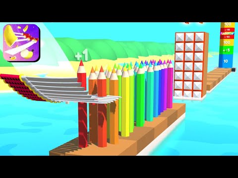 Flying Cut - All Levels Gameplay Android,ios game Mobile Game (Levels 2-3) - YouTube