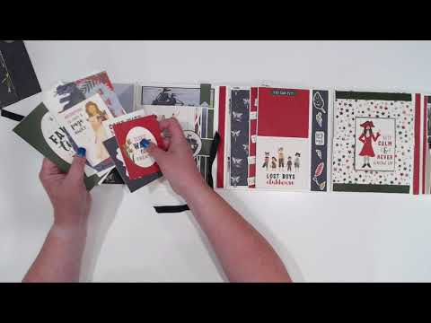 Lost In Neverland Quad Fold Folio Walkthrough - Country Craft Creations Design Team