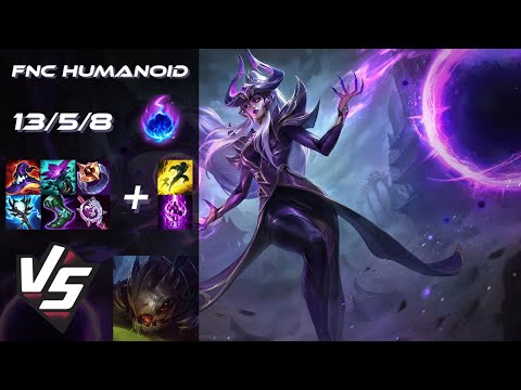 Fnatic Humanoid MID Syndra vs Kog'Maw - EU Challenger Patch 14.18