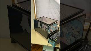 箱型液晶の中で「愛♡スクリ～ム！」をKoZMy（博衣こより・AZKi・雪花ラミィ）の皆さんに踊っていただきました！#shorts