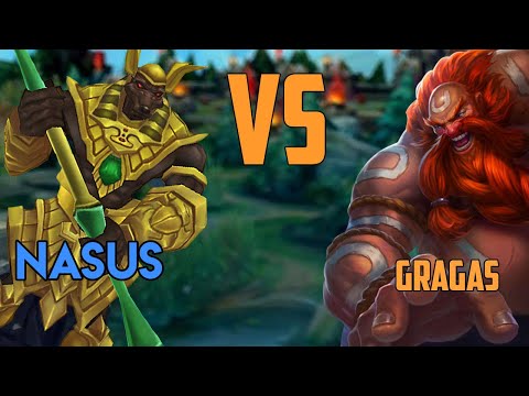 Mid Gragas vs Nasus || This guy thought he could just Play Tank in Mid