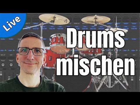 Rock & Metal Drums mischen (Live Stream)