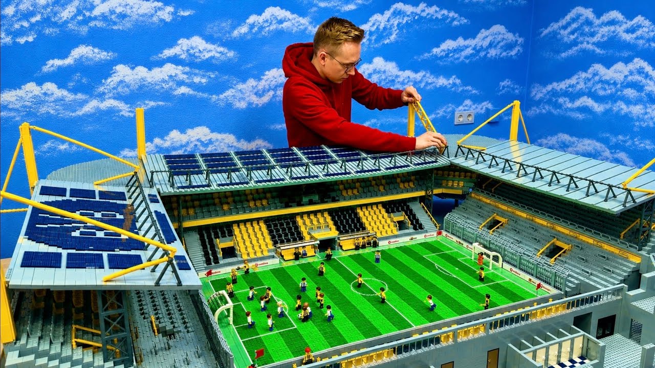 Stadion Borussi Dortmund z klocków LEGO ;)