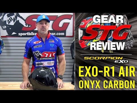 Everything to Know About The Scorpion EXO-R1 Air Onyx Carbon Helmet (FULL REVIEW) from STG
