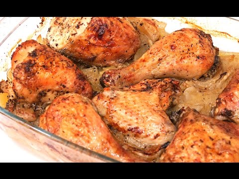 Pollo al Horno con Patatas y Cebolla