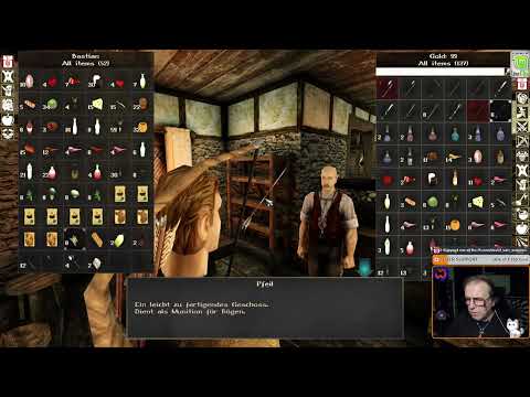 GOTHIC II 'Hedin Advanced Inventory' error when using the cursor keys.