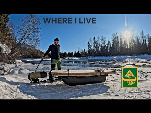 Off-Grid Winter In Canadian Wilderness / Portable Power  / Wooden Cabin (44)