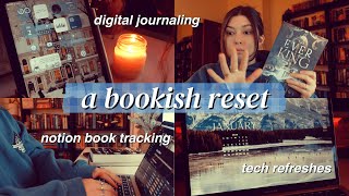 2026 reading reset | notion book tracker, digital book journaling, ipad and kindle refresh