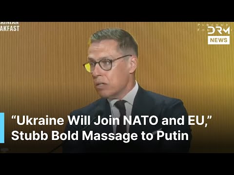 'Ukraine Will Join NATO and EU” — Finland’s Stubb on Ukraine & NATO Strategy | AQ1B