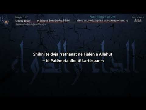 10. Pasojat e këqija të mëkateve: Mëkatet shkurtojnë jetëgjatësinë dhe zhdukin bereqetin prej saj