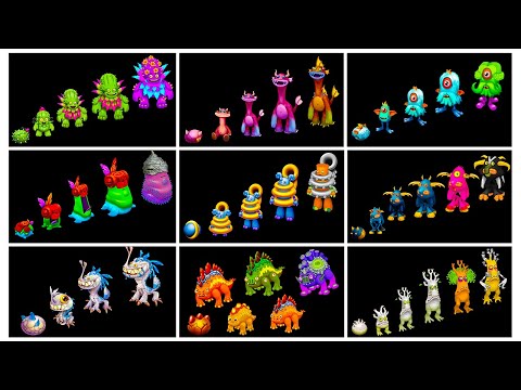 All My Singing Monsters Evolution