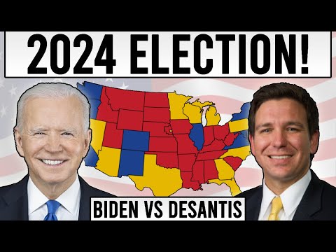 2024 Election Prediction | Biden vs DeSantis! (Summer Update)