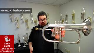 Video thumbnail for Pre-Owned Yamaha 731 Flugelhorn in Silver Plate for sale at ACB! by Austin Custom Brass