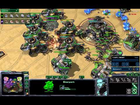 4CC Opener vs 50Baneling Roach/Ling/Bane All-in - Starcraft 2 HotS