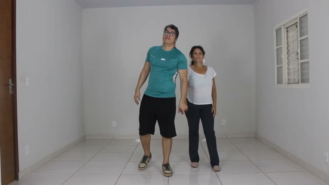 Aula intermediária de Forró, Samba e Vaneira (Aulas Diárias de Dança de Salão - Aula #1665)