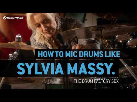 The Drum Factory SDX – Mic Walkthrough with Sylvia Massy