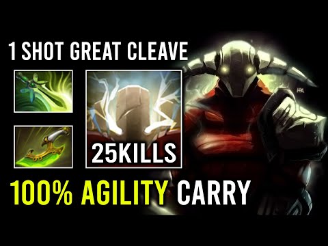 True Power 6 Slotted Late Game Sven Instant 1 Shot Cleave 100% Agility Speed Dota 2