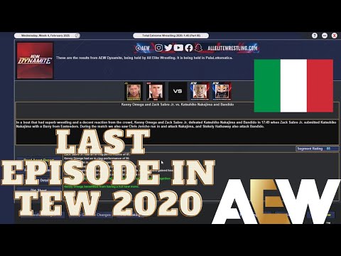 TEW Series - AEW Draft Episode 52: Dynamite Goes to Italy [Last Episode in TEW 2020]