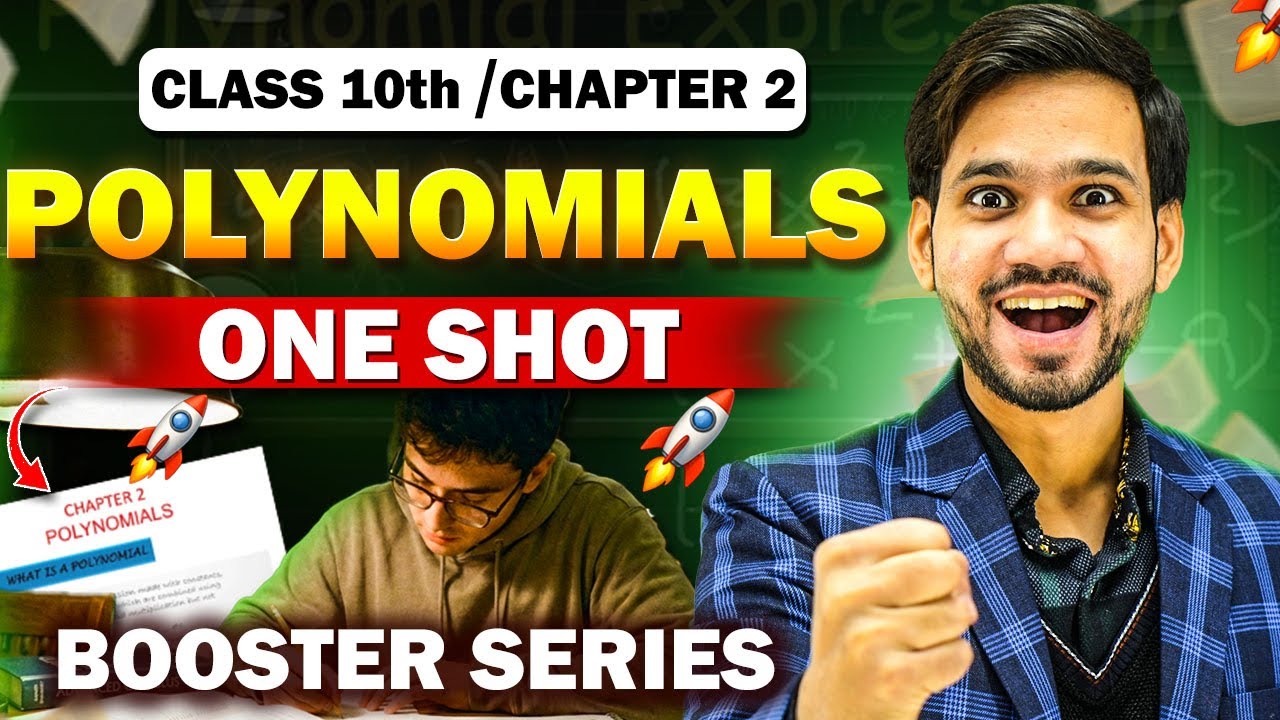POLYNOMIALS IN ONE SHOT |CLASS 10TH MATHS CHAPTER 2/NCERT/REVISION/BOOSTER SERIES | EXERCISE 2.1/2.2
