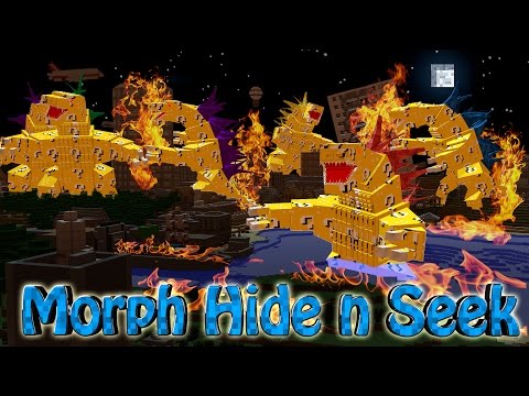 Minecraft | MORPH HIDE AND SEEK - LUCKY BLOCK MOBZILLA'S! (Godzilla, Lucky Block, Mobzilla)