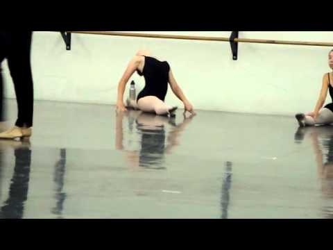 Ballet Class Barre Stretch and Splits, Milana, Age 16