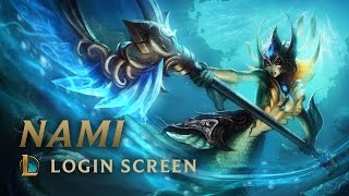 Nami, the Tidecaller | Login Screen - League of Legends