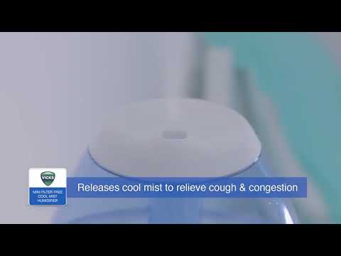 Vicks Mini Filter Free Cool Mist Humidifier Small Humidifier for Bedrooms, Baby, Kids Rooms, Reviews