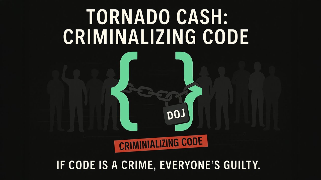 Tornado Cash: Criminalizing Code