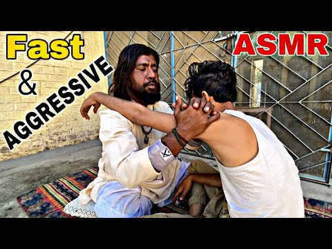 ASMR || FAST & AGGRESSIVE MASSAGE BY BABA BANGALI || FULL BODY RELAXING THERAPY || #asmr #relax