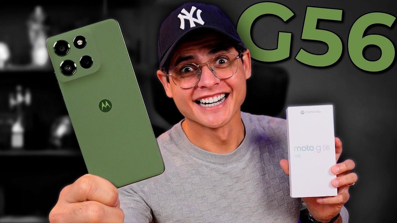 Miniatura da avaliação em vídeo de Smartphone Motorola Moto G56 256 GB Verde