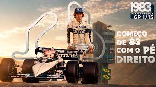 PIQUET vence em CASA! Surge o TEMA DA VITÓRIA | GP do Brasil de 1983