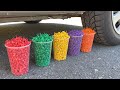 Crushing Crunchy Soft Things By Car EXPERIMENT POP POP FIRECRACKERS Vs CAR