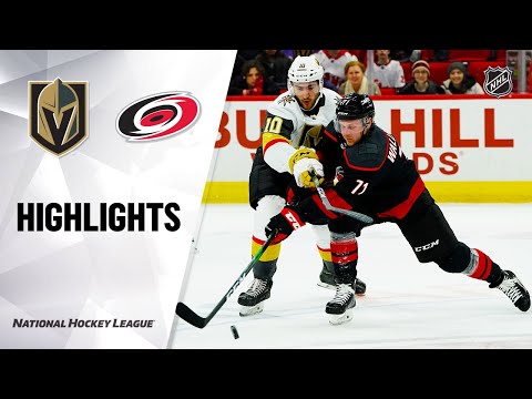 NHL Highlights | Golden Knights @ Hurricanes 1/31/20