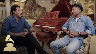 Lionel Richie and Pharrell Williams Interview | 58th GRAMMYs