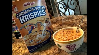 Taste Test Review - Kellogg's Cinnamon Sugar Krispies